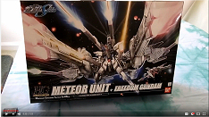 Bandai HG 1/144 Meteor unit with Freedom Gundam unboxing